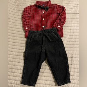Old Navy Holiday Matching set - 12-18 months